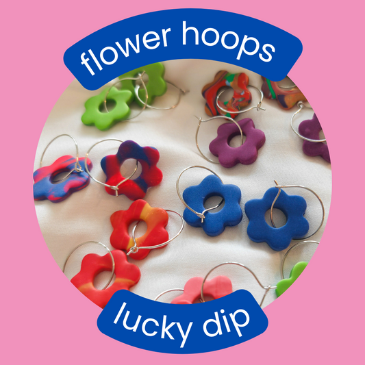 Lucky Dip - Flower Hoops