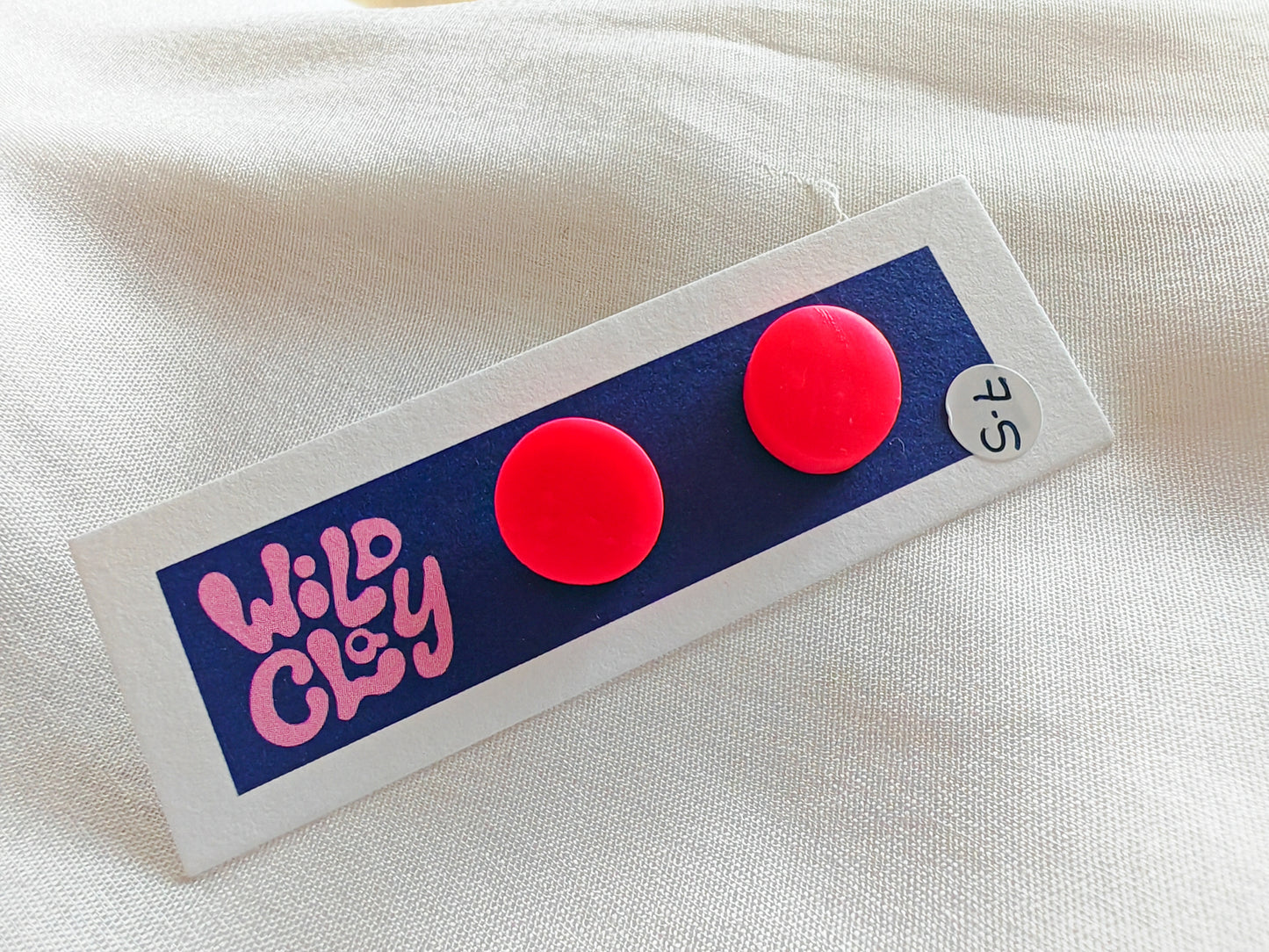 Neon Pink Studs