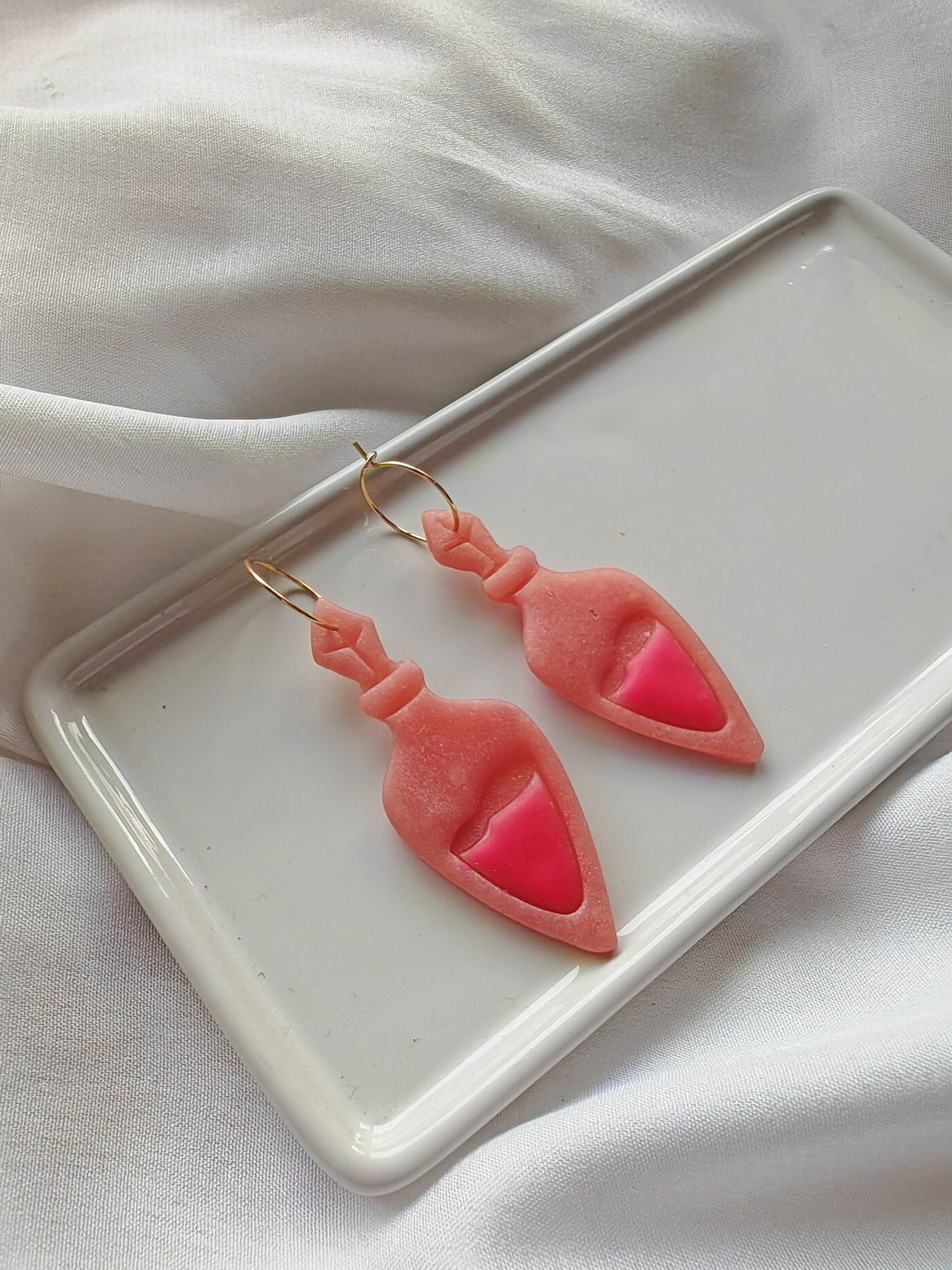 Love potion hoop earrings