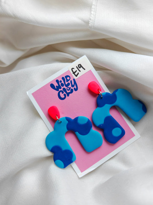 Bubble arches - blue/pink