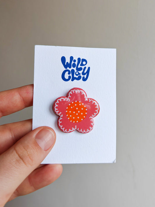 Flower pin