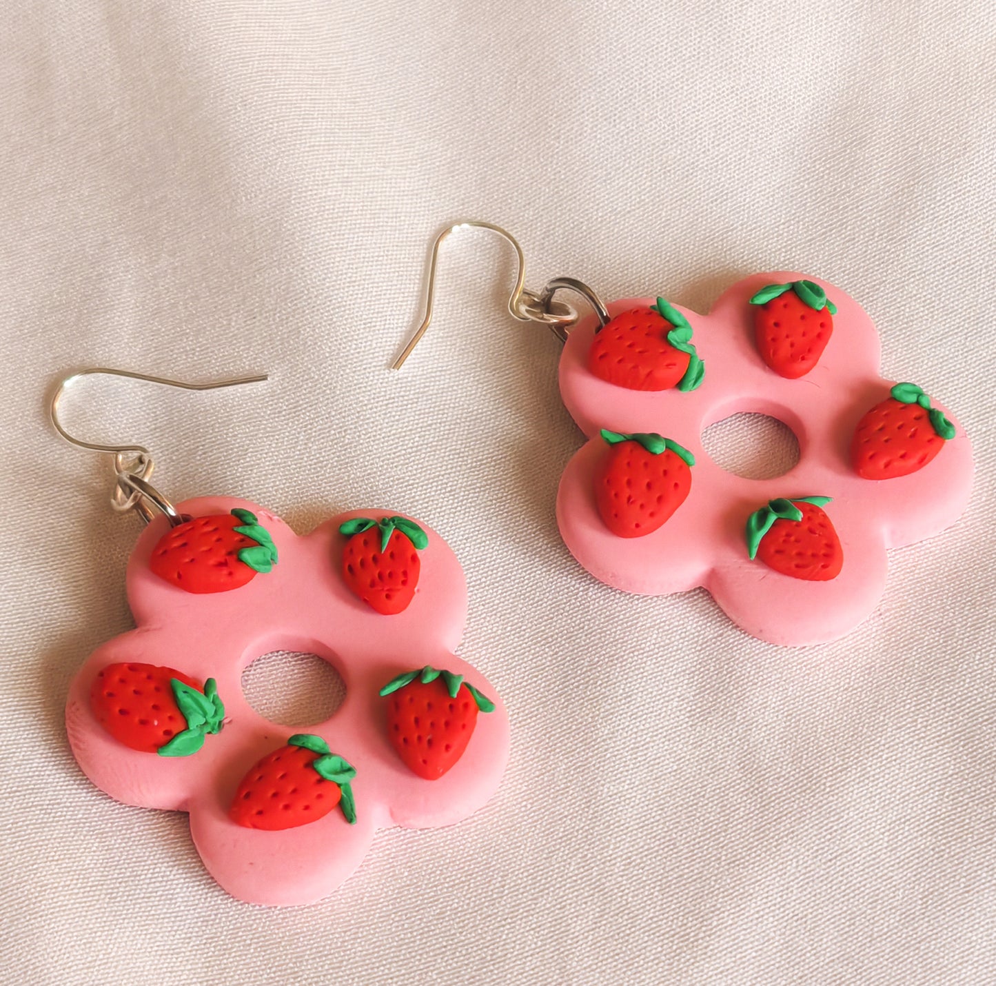 Strawberry flowers