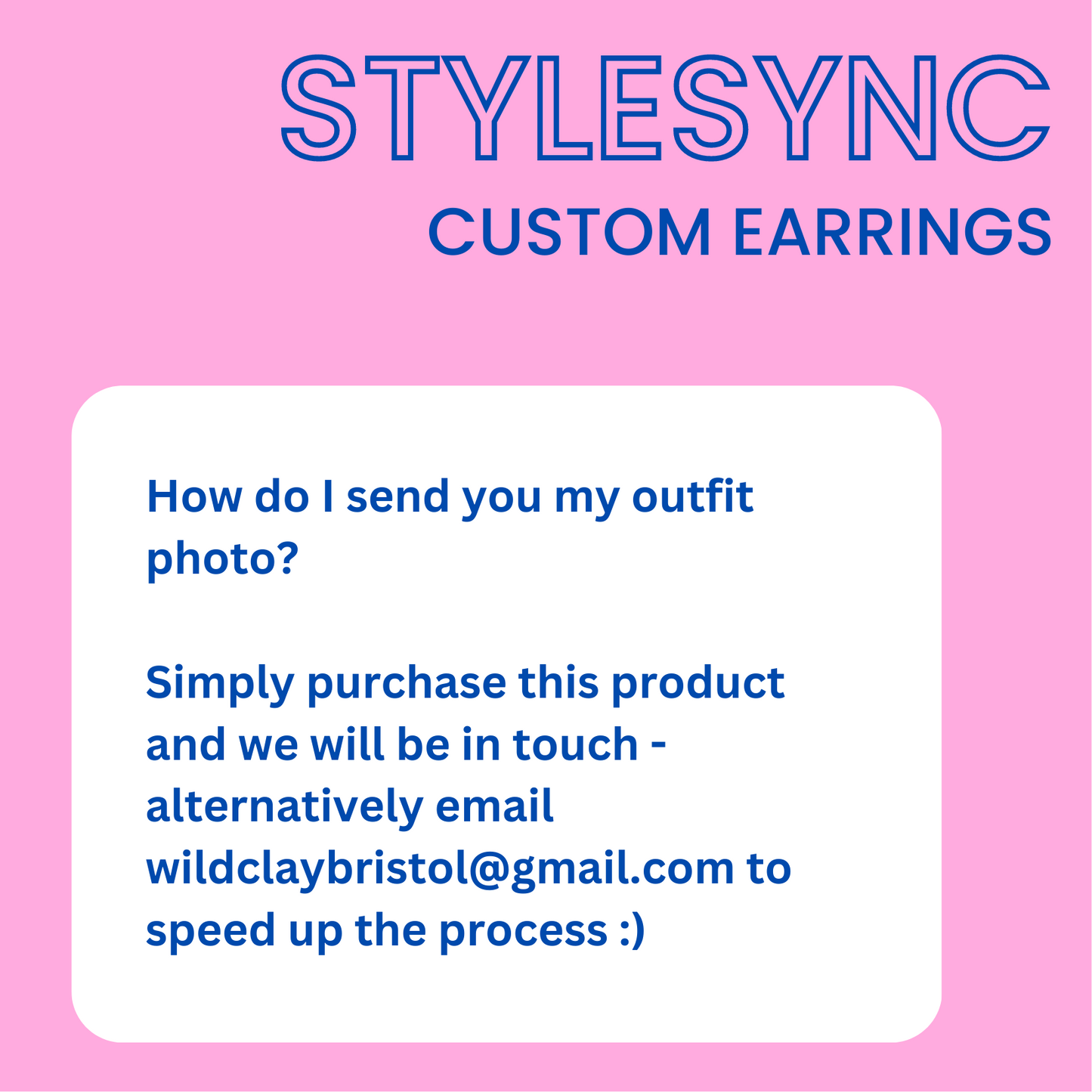 StyleSync Custom Earrings