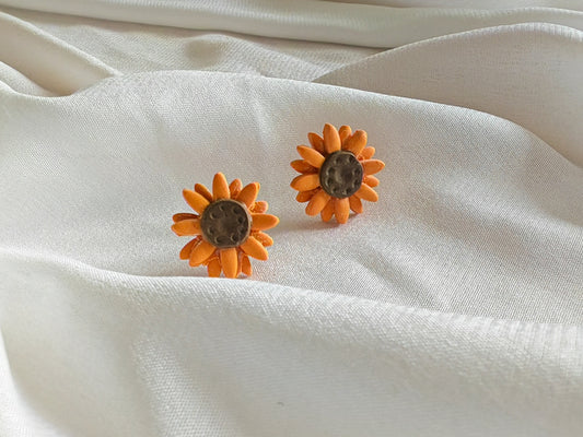 Sunflower Stud Earrings