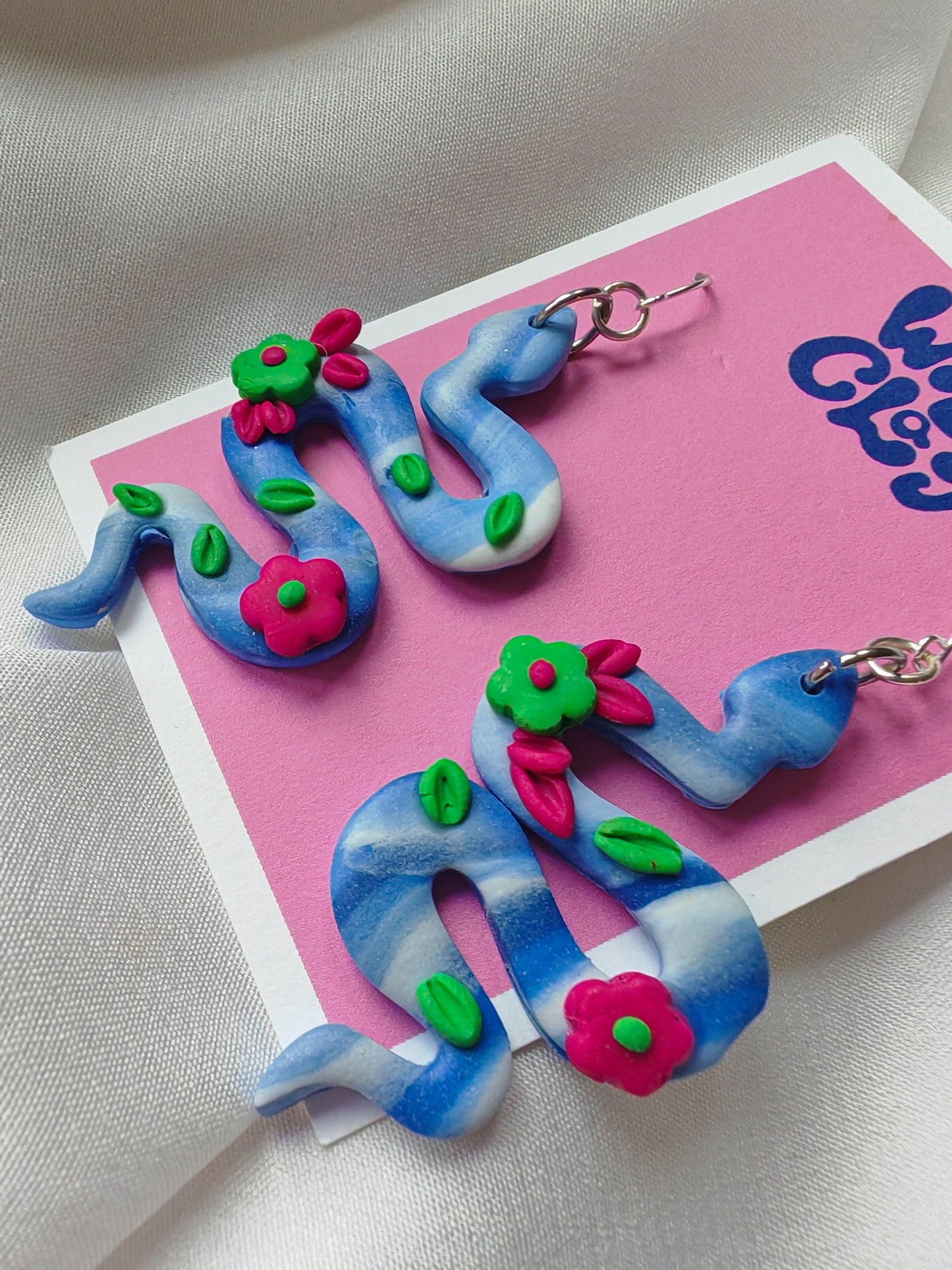 Snake earrings