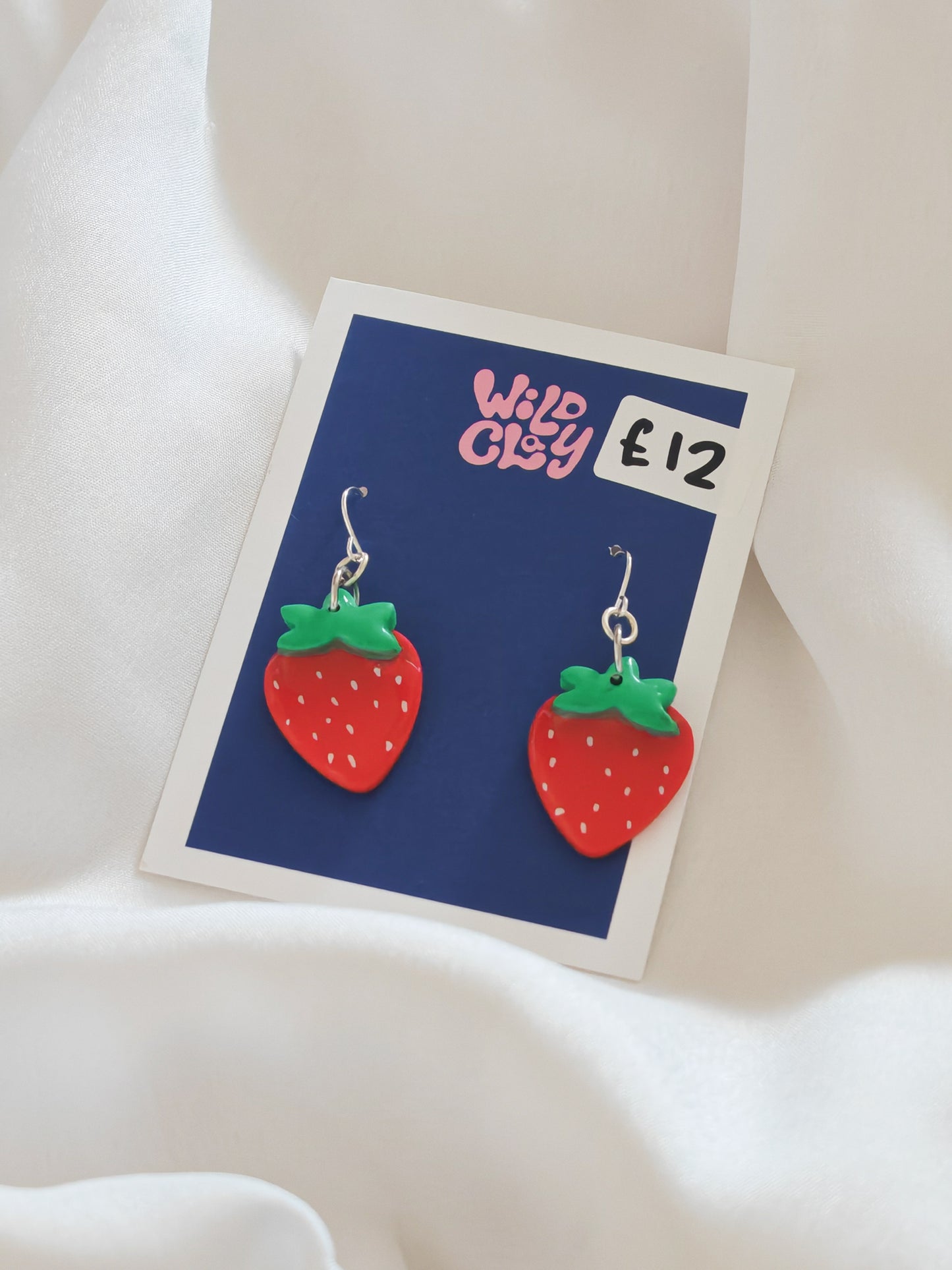 Shiny strawberry Earrings
