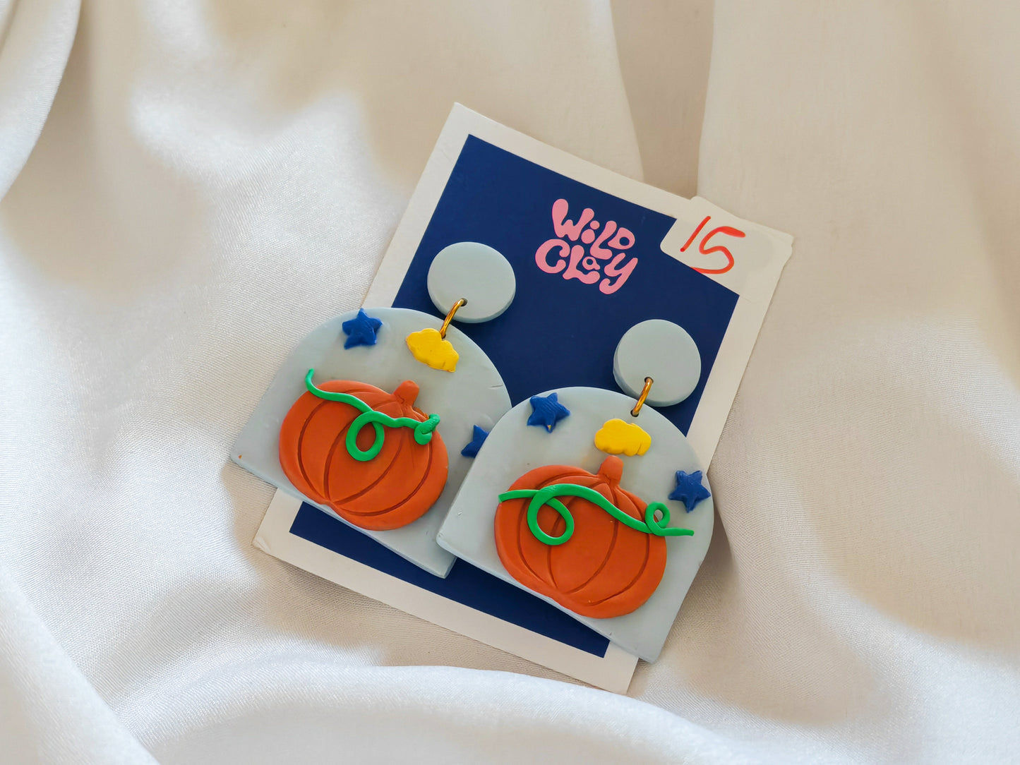 Cute pumpkin earrings